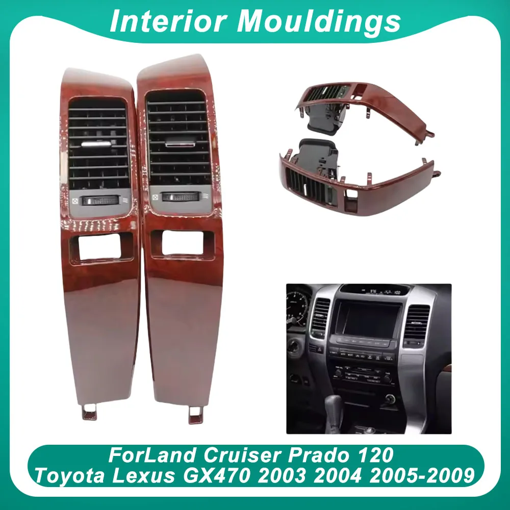 Car Air Conditioner Outlet A/C Air Vents Plate Dashboard Panel for Land Cruiser Prado 120 Toyota Lexus GX470 2003 2004 2005-2009
Car Air Conditioner Outlet A/C Air Vents Plate Dashboard Panel for Land Cruiser Prado 120 Toyota Lexus GX470 2003 2004 2005-2009