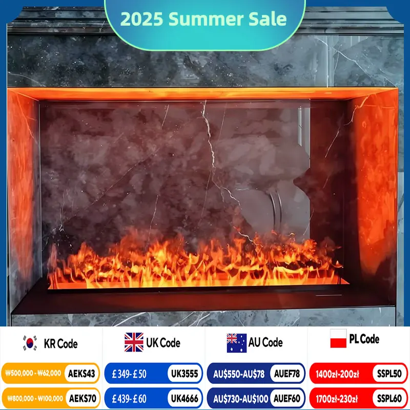 1200mm 3D Steam Electric Fireplace Best Price across Platforms Virtual Reality Simulation Wood Burning Atmosphere Home Decor
1200mm 3D Steam Electric Fireplace Best Price across Platforms Virtual Reality Simulation Wood Burning Atmosphere Home Decor