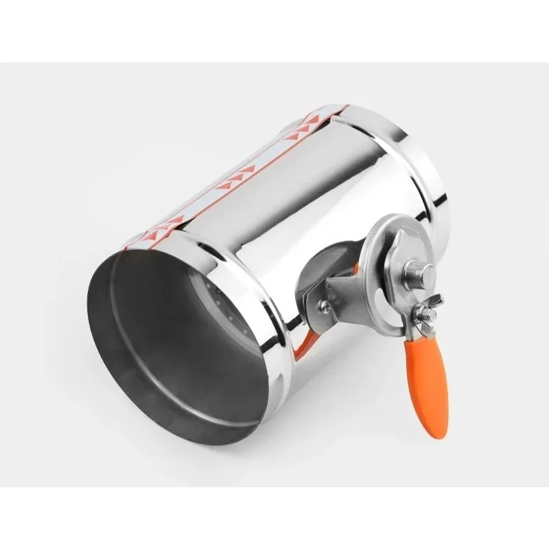 1PC Manual Air Duct Damper 201/304 Stainless Steel, Adjustable Ventilation Check Valve Air Vent Control With Handle 80mm-150mm
1PC Manual Air Duct Damper 201/304 Stainless Steel, Adjustable Ventilation Check Valve Air Vent Control With Handle 80mm-150mm