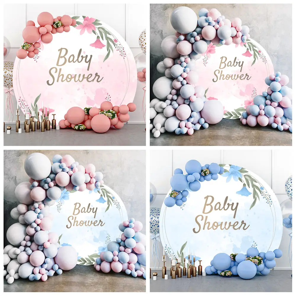Round Backgrounds For Photographs Baby Shower Happy Birthday Photography Backdrop Pink Blue Flowers Balloons Home Decoration
Round Backgrounds For Photographs Baby Shower Happy Birthday Photography Backdrop Pink Blue Flowers Balloons Home Decoration