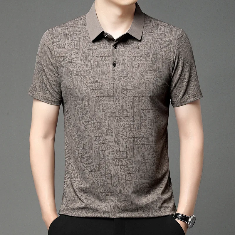 2025 Summer New Style Men's Middle-aged and Young Lapel Breathable Fashion Casual Short-sleeved T-shirt POLO Shirt
2025 Summer New Style Men's Middle-aged and Young Lapel Breathable Fashion Casual Short-sleeved T-shirt POLO Shirt