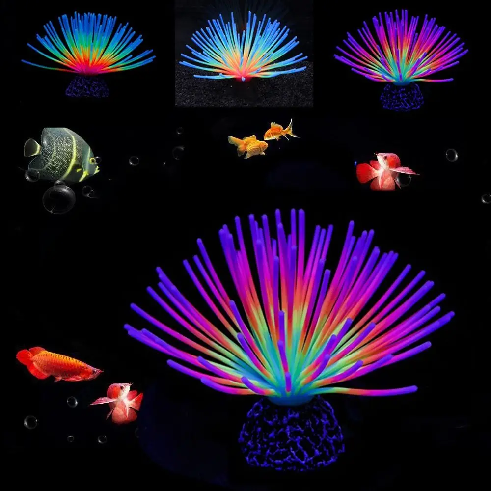 Coral Ornament Simulation Luminous Sea Urchin Fake Soft Luminous Soft Coral Fluorescent Silicone Sea Urchin Bulb Fish Tank Decor
Coral Ornament Simulation Luminous Sea Urchin Fake Soft Luminous Soft Coral Fluorescent Silicone Sea Urchin Bulb Fish Tank Decor