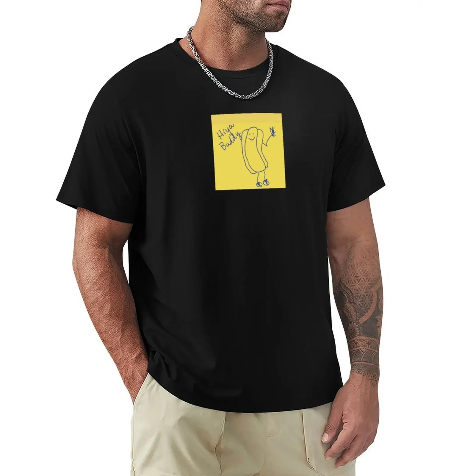The Office Hiya Buddy Sticky Note T-Shirt summer clothes blue archive quick drying clothes for men
The Office Hiya Buddy Sticky Note T-Shirt summer clothes blue archive quick drying clothes for men