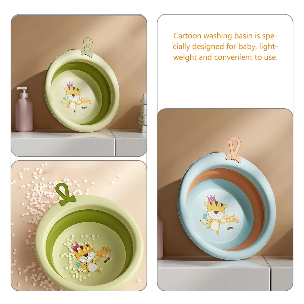 2pcs Baby Folding Washbasin Foldable Infant Washing Basin for Newborn Cartoon Green Blue Lightweight Portable Easy to Clean
2pcs Baby Folding Washbasin Foldable Infant Washing Basin for Newborn Cartoon Green Blue Lightweight Portable Easy to Clean