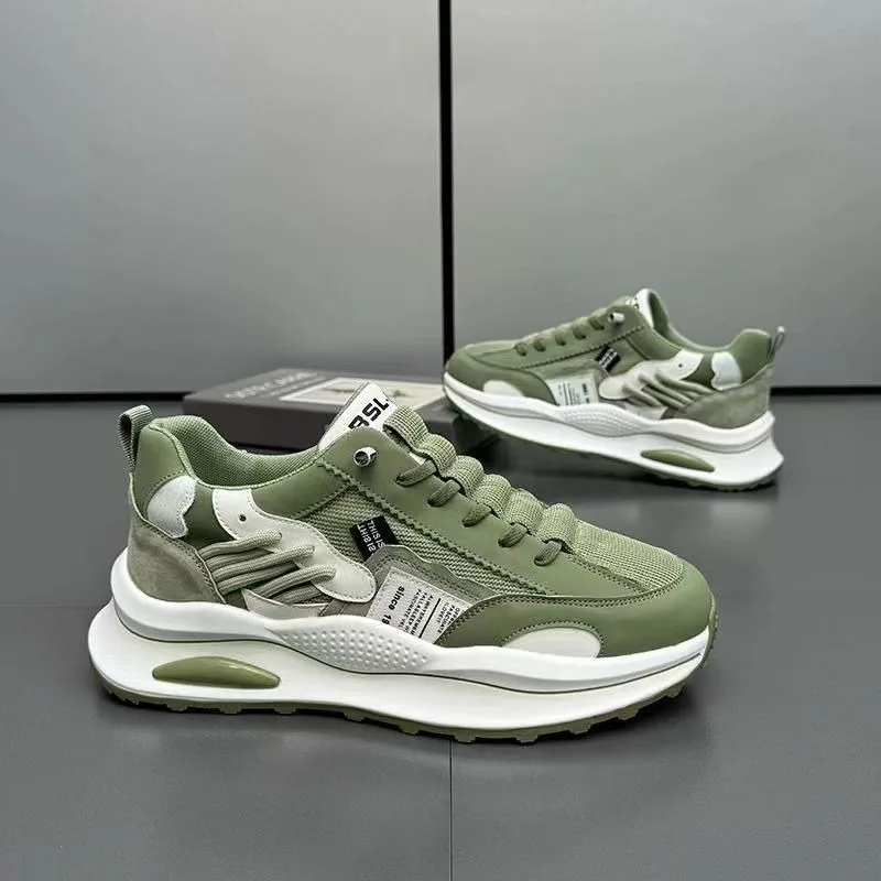 Men's Sneakers 2025 New Breathable Lace Up Running Shoes Casual Non-slip Jogging Athletic Comfort Platform Shoes Tenis Masculino
Men's Sneakers 2025 New Breathable Lace Up Running Shoes Casual Non-slip Jogging Athletic Comfort Platform Shoes Tenis Masculino