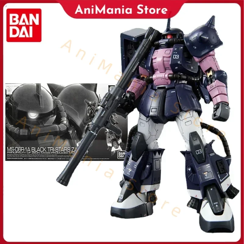 Bandai Gundam Model Kit Anime Figure RG MS-06R-1A Black Tri-Stars Zaku 2 Genuine Gunpla Anime Action Figure Toys for Children
Bandai Gundam Model Kit Anime Figure RG MS-06R-1A Black Tri-Stars Zaku 2 Genuine Gunpla Anime Action Figure Toys for Children