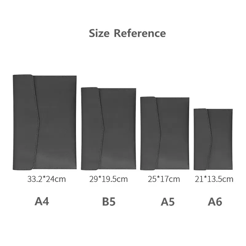A4 B5 A5 A6 Leather File Folder Data Package Document Bag Fashion Briefcase Data Contract Bill File Bag School Office Supplies
A4 B5 A5 A6 Leather File Folder Data Package Document Bag Fashion Briefcase Data Contract Bill File Bag School Office Supplies