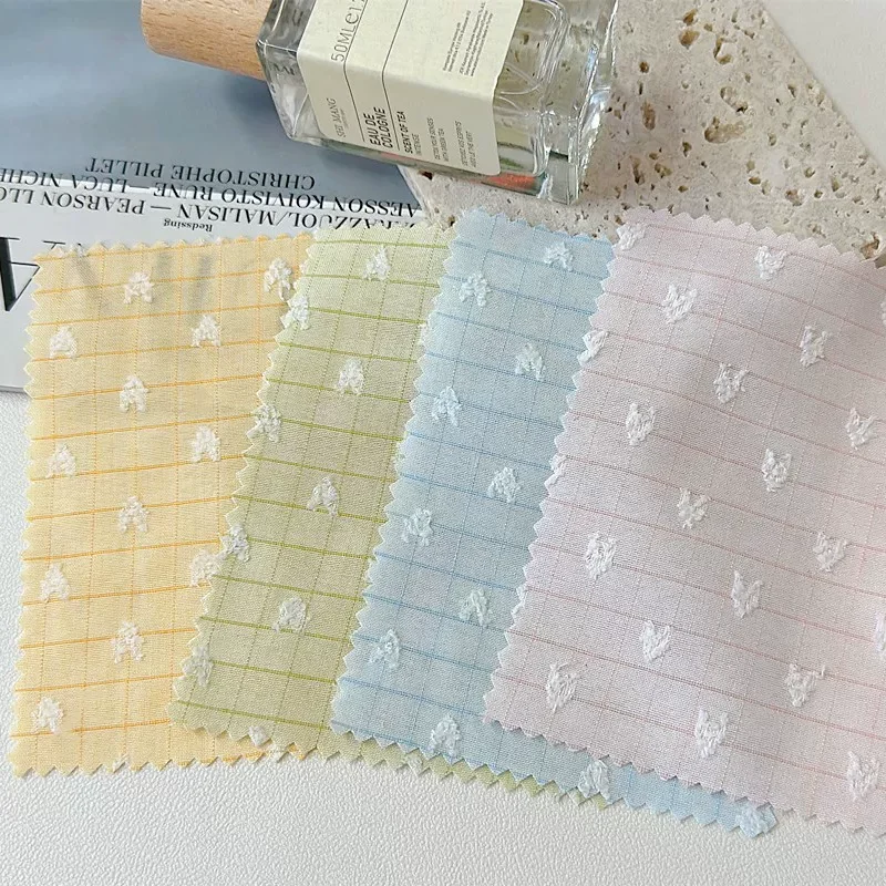 Checkered Jacquard Cotton Polyester Fabric Summer Clothing Skirts Curtains DIY Sewing Fabric
Checkered Jacquard Cotton Polyester Fabric Summer Clothing Skirts Curtains DIY Sewing Fabric