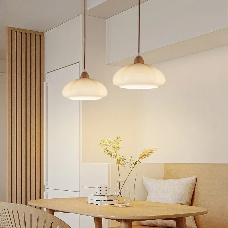 Japanese Vintage Wood Pendant Lamp Pumpkin Glass LED Light for Bedroom Dining Living Room
Japanese Vintage Wood Pendant Lamp Pumpkin Glass LED Light for Bedroom Dining Living Room