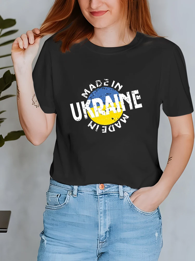 UKRAINE Harajuku Women Tshirt Cute Graphic Tees Casual Short Sleeve Print Summer Oversized Tshirt Tops Woman Tshirts Female Tops
UKRAINE Harajuku Women Tshirt Cute Graphic Tees Casual Short Sleeve Print Summer Oversized Tshirt Tops Woman Tshirts Female Tops