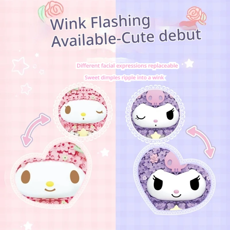 Moonlight Society Sanrio Flower Cluster Large Doll Building Blocks Kuromi My Melody Assembly Toy Girl Birthday Gift Ornament
Moonlight Society Sanrio Flower Cluster Large Doll Building Blocks Kuromi My Melody Assembly Toy Girl Birthday Gift Ornament