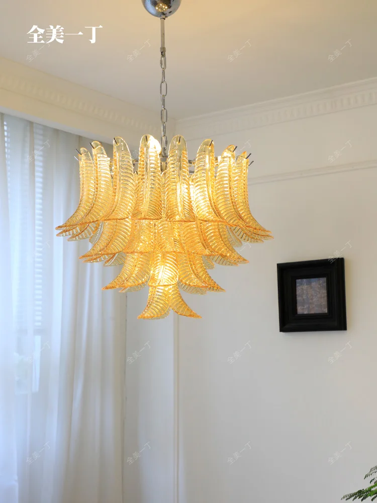 Handmade Glass Leaf Led Chandelier American Retro Style Suspension Lamp For Bedroom Living Room French Dining Room Pendant Lig
Handmade Glass Leaf Led Chandelier American Retro Style Suspension Lamp For Bedroom Living Room French Dining Room Pendant Lig