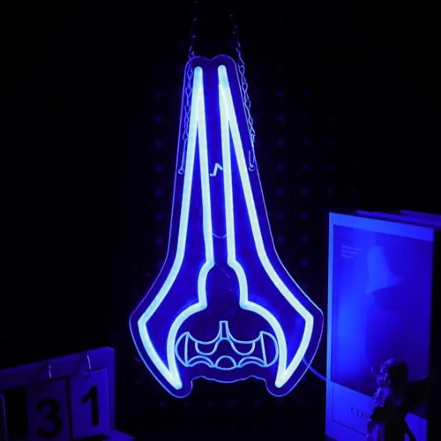 Cool Sci-Fi Energy Blade Neon Sign, Glow Double Blade Neon Light Wall Decor, USB Powered Gaming Neon Lamp for Gamer Room Bedroo
Cool Sci-Fi Energy Blade Neon Sign, Glow Double Blade Neon Light Wall Decor, USB Powered Gaming Neon Lamp for Gamer Room Bedroo