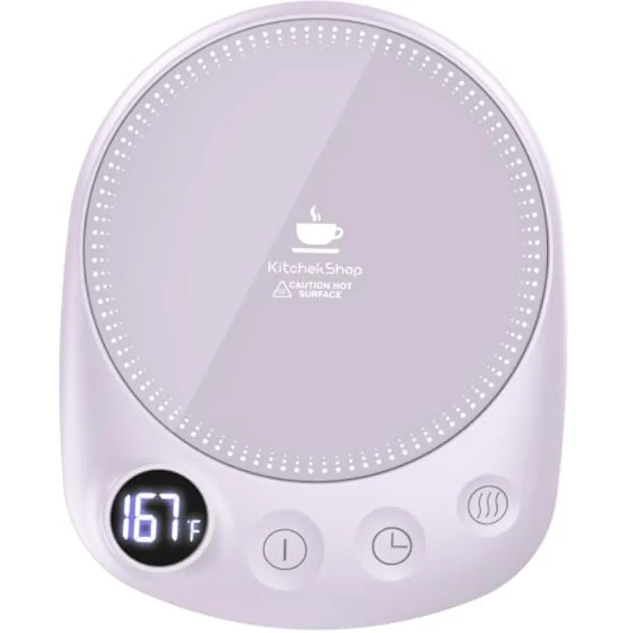 Coffee Mug Warmer - Fastest Heating and Highest Temperature Coffee Cup Warmer for Desk Auto Shut Off 4 Temp Settings and 1-12H
Coffee Mug Warmer - Fastest Heating and Highest Temperature Coffee Cup Warmer for Desk Auto Shut Off 4 Temp Settings and 1-12H