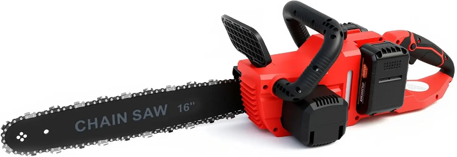16" Cordless Chainsaw,42V Brushless Electric Chainsaw,2 x 3.0Ah Battery Powered Handheld Chain Saw,Tool-Free Tensioning,Automati
16" Cordless Chainsaw,42V Brushless Electric Chainsaw,2 x 3.0Ah Battery Powered Handheld Chain Saw,Tool-Free Tensioning,Automati