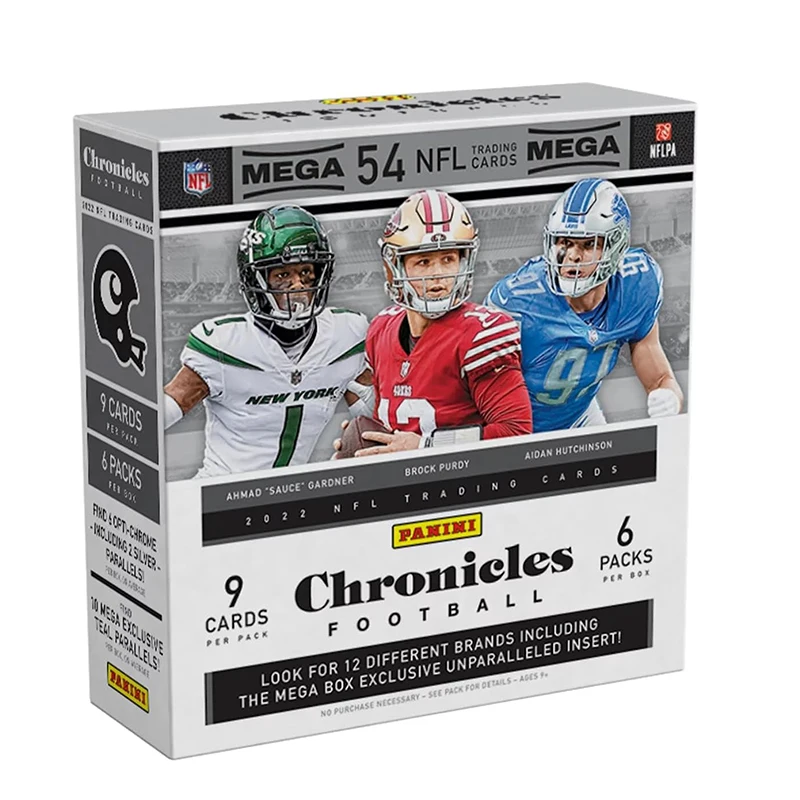 2022 Panini Chronicles NFL Football Trading Card Giant Box Collection Value Card Collection Card Fan Fans Gift
2022 Panini Chronicles NFL Football Trading Card Giant Box Collection Value Card Collection Card Fan Fans Gift
