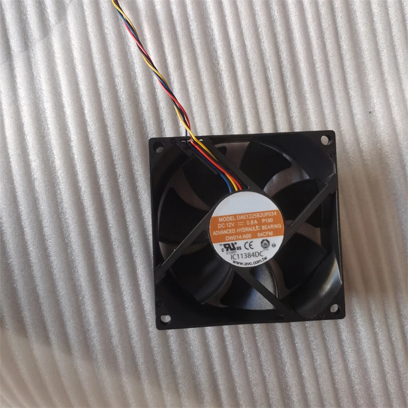 120mm 12V 0.8A DC Fan DAE1225B2UP034 120x120x25mm 4 Wire Brushless Axial Cooling Fan
120mm 12V 0.8A DC Fan DAE1225B2UP034 120x120x25mm 4 Wire Brushless Axial Cooling Fan