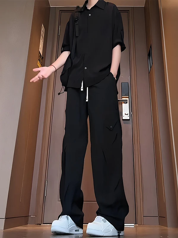 Мужские брюки из ледяного шелка с быстрым высыханием, драпированные, премиум-класса, с плиссировкой, повседневные, в стиле парашютиста, расклешенные, свободного кроя, молодежные, стильные
Мужские брюки из ледяного шелка с быстрым высыханием, драпированные, премиум-класса, с плиссировкой, повседневные, в стиле парашютиста, расклешенные, свободного кроя, молодежные, стильные