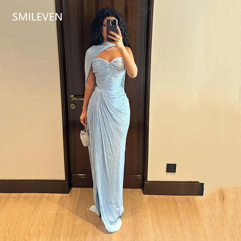 Smileven A-line Prom Dress فساتين س Saudi Arabia Side Split Luxury Evening Gown Formal Occasion Dress Customized 2025
Smileven A-line Prom Dress فساتين س Saudi Arabia Side Split Luxury Evening Gown Formal Occasion Dress Customized 2025