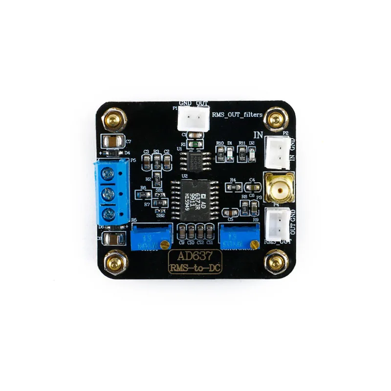 Модуль детектора RMS AD637, модуль обнаружения пикового напряжения, сбор данных сигнала переменного тока
Модуль детектора RMS AD637, модуль обнаружения пикового напряжения, сбор данных сигнала переменного тока