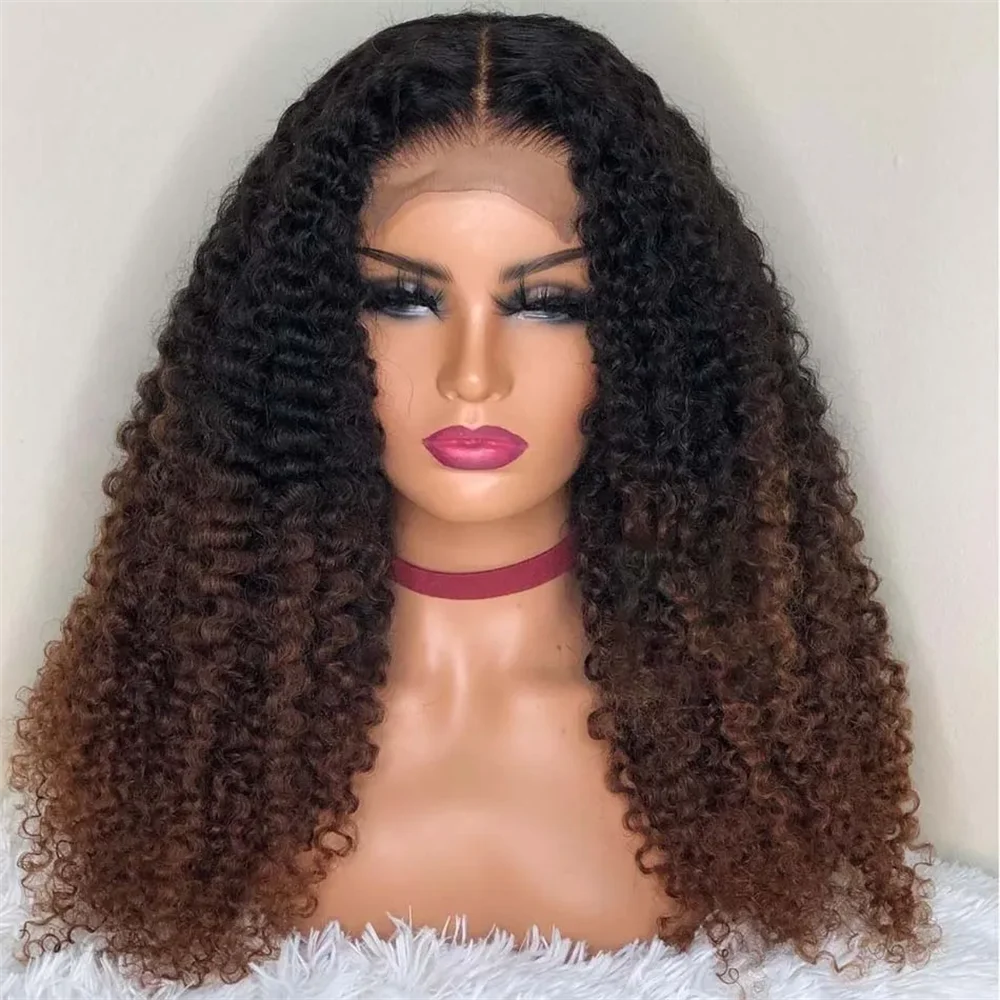Long Soft 26Inch Kinky Curly Ombre Brown 180 Density Lace Front Wig For Women With Baby Hair Synthetic Preplucked Glueless Daily
Long Soft 26Inch Kinky Curly Ombre Brown 180 Density Lace Front Wig For Women With Baby Hair Synthetic Preplucked Glueless Daily