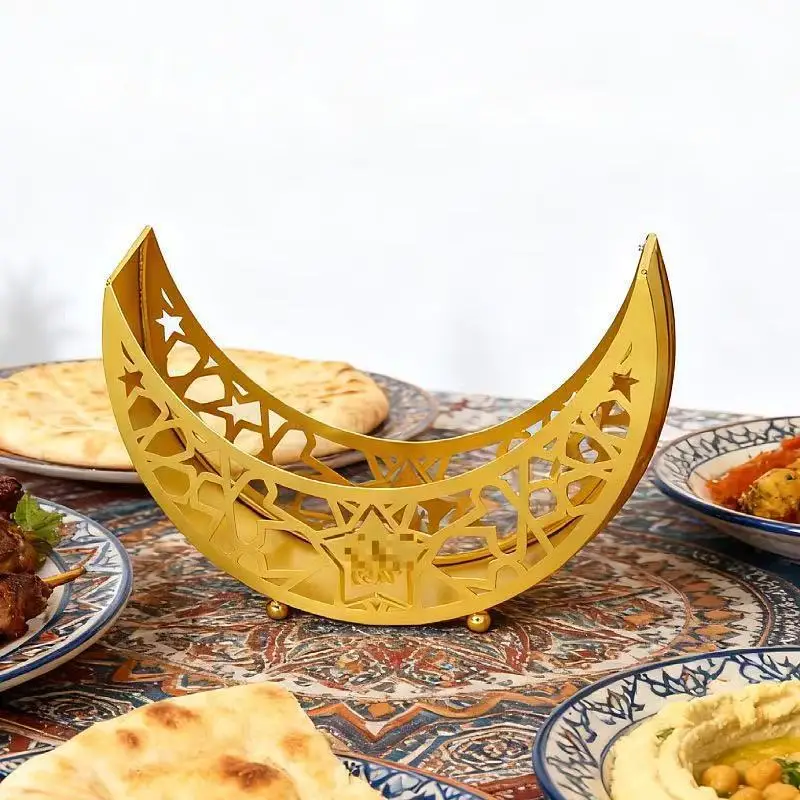 New wrought iron moon fruit plate home decoration tray wrought iron handicraft ornament
New wrought iron moon fruit plate home decoration tray wrought iron handicraft ornament