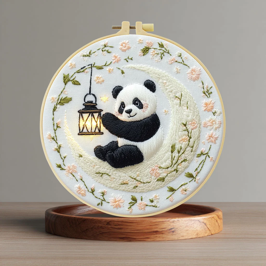 1pc 20X20CM/15X15CM Moon and Panda Embroidery Starter Kit DIY Cross Stitch Sewing Art for Gift
1pc 20X20CM/15X15CM Moon and Panda Embroidery Starter Kit DIY Cross Stitch Sewing Art for Gift
