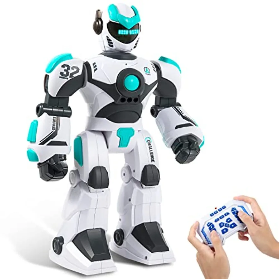 RC Robot Toy for:Gesture-Sensing, Rechargeable Programmable Walking/Dancing/Singing Robot Black/Red, Ideal for Christmas Gift,
RC Robot Toy for:Gesture-Sensing, Rechargeable Programmable Walking/Dancing/Singing Robot Black/Red, Ideal for Christmas Gift,