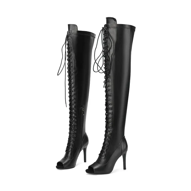 2025 New Sexy Women Heels Peep Toe platform Boots Stilettos Jazz Dance Lady Shoes Indoor Sole Street Booties Big Size 34-46
2025 New Sexy Women Heels Peep Toe platform Boots Stilettos Jazz Dance Lady Shoes Indoor Sole Street Booties Big Size 34-46