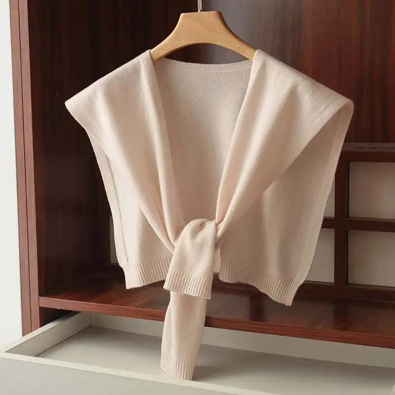 High-End Women's Summer Cashmere Knitted Shoulder Wrap Woolen Shawl Fashionable Spring Autumn Neck Warmer Stylish Knot Design
High-End Women's Summer Cashmere Knitted Shoulder Wrap Woolen Shawl Fashionable Spring Autumn Neck Warmer Stylish Knot Design