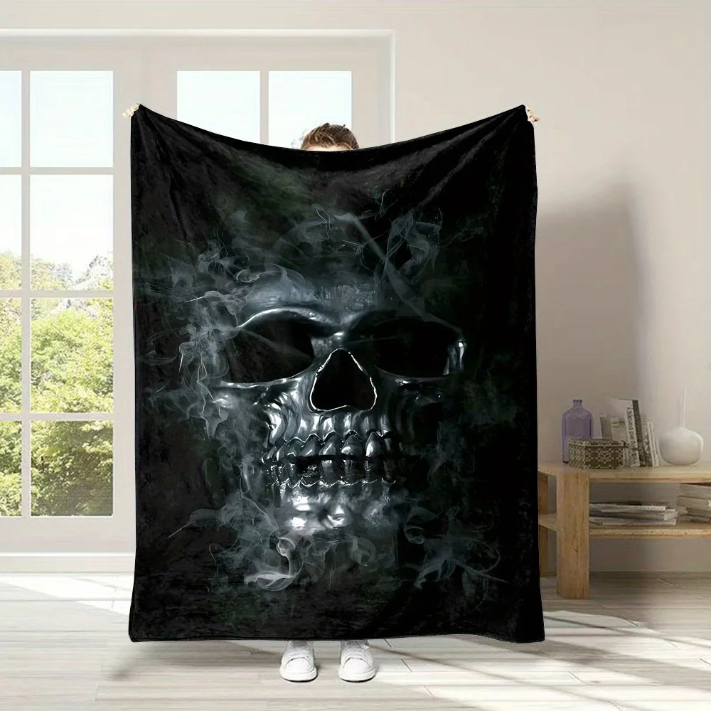Black Skull Print Reversible Fleece Blanket – Soft Fluffy All-Season Throw, No Shedding – Contemporary Style for Home & Decor
Black Skull Print Reversible Fleece Blanket – Soft Fluffy All-Season Throw, No Shedding – Contemporary Style for Home & Decor