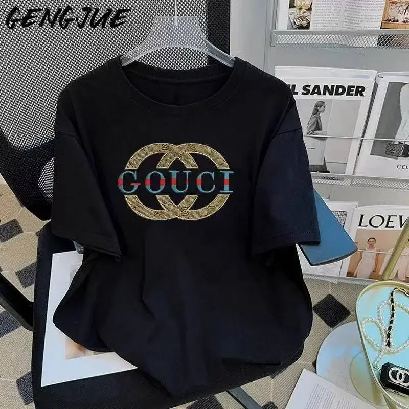 2025 New Summer Fashion Pure Cotton New Short-sleeve T-shirt Men's and Women's Same Street Loose Casual Printed Round Neck Top
2025 New Summer Fashion Pure Cotton New Short-sleeve T-shirt Men's and Women's Same Street Loose Casual Printed Round Neck Top