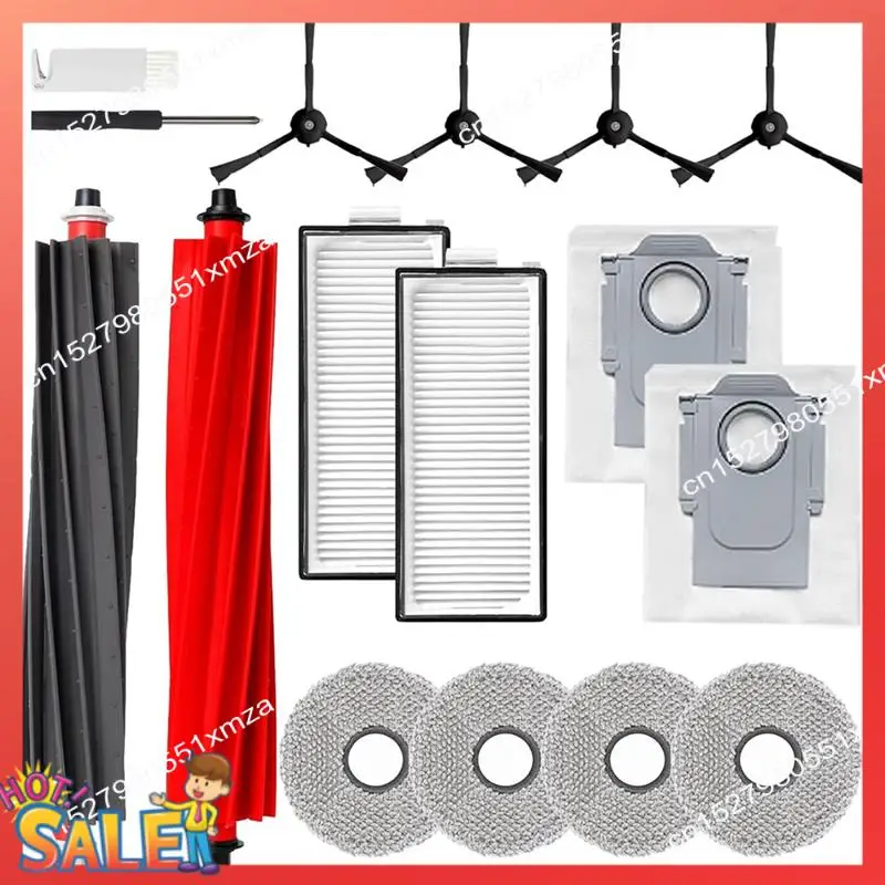 ABCL For Roborock Qrevo Master Robot Vacuum Cleaner Main Side Brushes Hepa Filters Mop Cloth Dust Bags Replacement Parts
ABCL For Roborock Qrevo Master Robot Vacuum Cleaner Main Side Brushes Hepa Filters Mop Cloth Dust Bags Replacement Parts