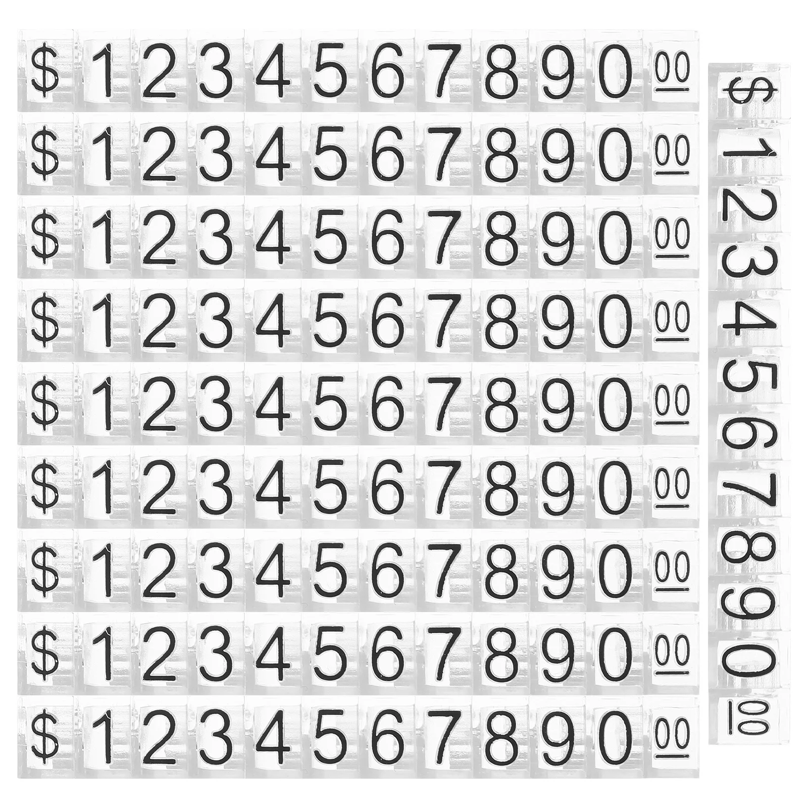 10Sets Electronic Price Display Cube for Jewelry Counter Sturdy Adjustable Number Letter Cubes Fast Setup Retail Price
10Sets Electronic Price Display Cube for Jewelry Counter Sturdy Adjustable Number Letter Cubes Fast Setup Retail Price