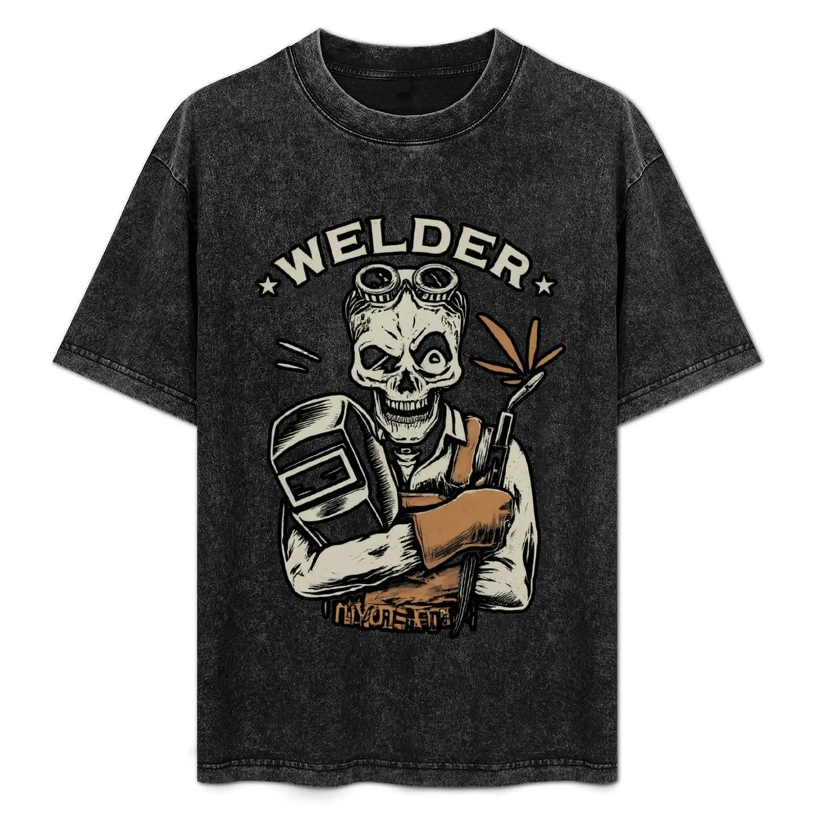 Welder skeleton and welding mask - metal worker, design for welders and welding lovers, gift for beginners or expert wel T-Shirt
Welder skeleton and welding mask - metal worker, design for welders and welding lovers, gift for beginners or expert wel T-Shirt