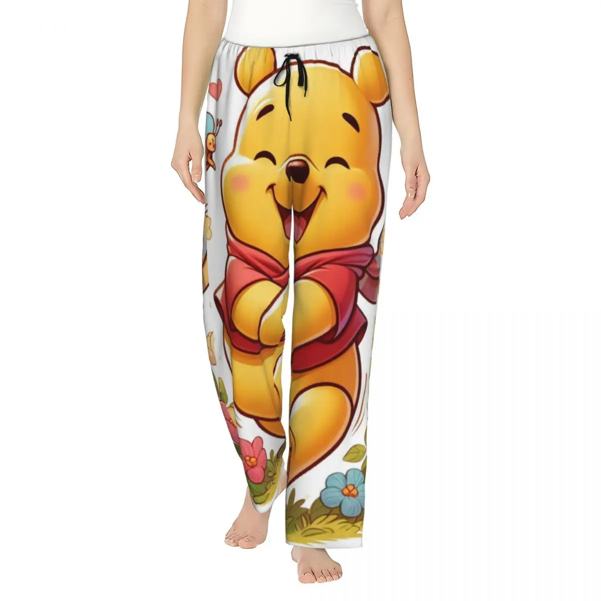 Custom Funny Cartoon Winnie The Pooh Pajama Pants Women's Sleepwear Lounge Sleep Bottoms Stretch with Pockets
Custom Funny Cartoon Winnie The Pooh Pajama Pants Women's Sleepwear Lounge Sleep Bottoms Stretch with Pockets
