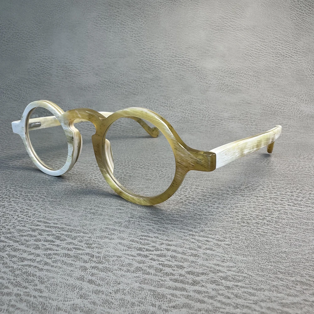 Eyeglass Frames Unique Vintage Round Optical Lenses Eyeglasses Handmade White Horn Reading Prescription Man Glasses Frames
Eyeglass Frames Unique Vintage Round Optical Lenses Eyeglasses Handmade White Horn Reading Prescription Man Glasses Frames