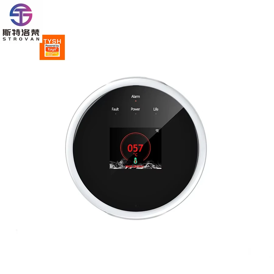STLF Clock Display Voice Prompt Temperature Alarm Remote Control Tuya Wifi Gas Leak Detector
STLF Clock Display Voice Prompt Temperature Alarm Remote Control Tuya Wifi Gas Leak Detector