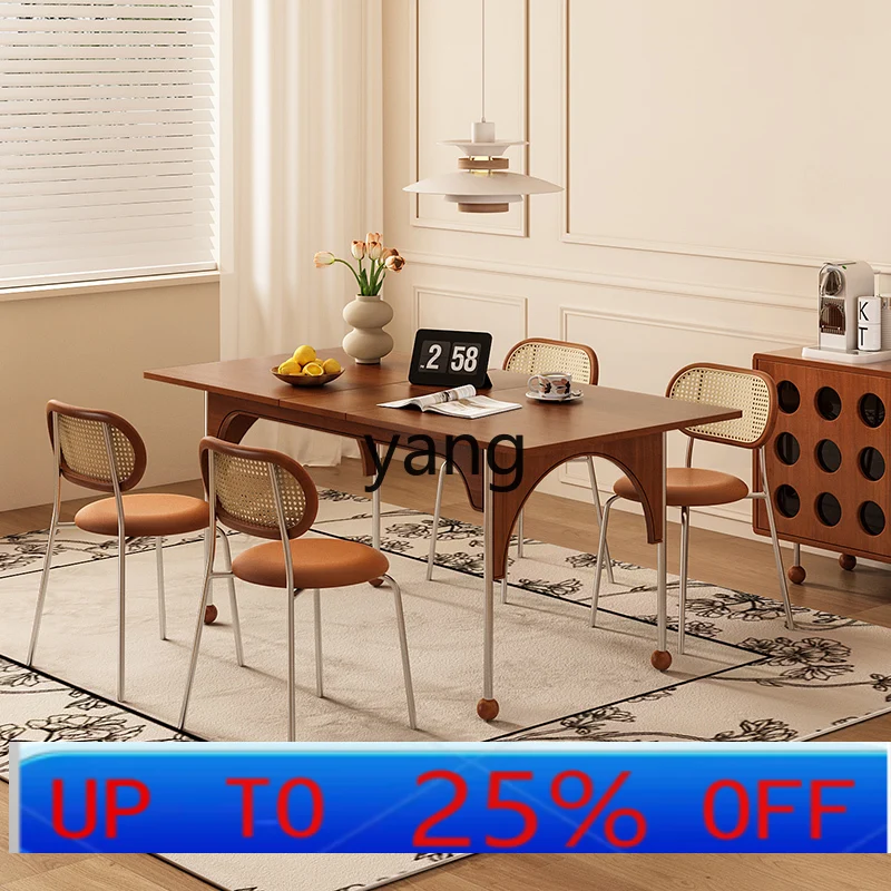CX solid wood retractable dining table small apartment folding long table household antique retro dining table
CX solid wood retractable dining table small apartment folding long table household antique retro dining table