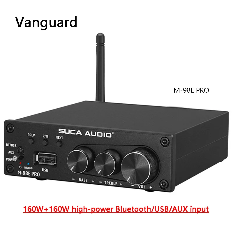 Vanguard-High power amplifier Bluetooth 5.0 high and low frequency USB flash drive lossless 2.1 subwoofer home digital amplifier
Vanguard-High power amplifier Bluetooth 5.0 high and low frequency USB flash drive lossless 2.1 subwoofer home digital amplifier
