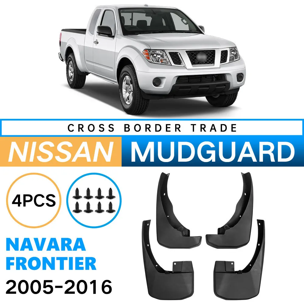 Auto Splash Guards Mud Flaps Fender Mudguard for Nissan Navarre Frontier 2005-2016 Thickened Anti Impact Parts
Auto Splash Guards Mud Flaps Fender Mudguard for Nissan Navarre Frontier 2005-2016 Thickened Anti Impact Parts