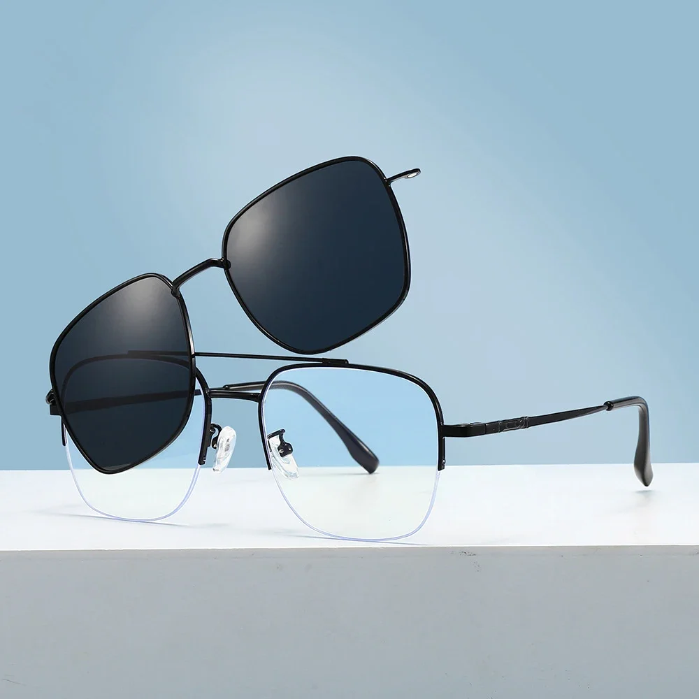 XUKA Polarized Optics Glasses -0.50 to -10 Men3 In1 Half Frame Myopia Sunglasses suit Women Magnetic Clip Prescription
XUKA Polarized Optics Glasses -0.50 to -10 Men3 In1 Half Frame Myopia Sunglasses suit Women Magnetic Clip Prescription