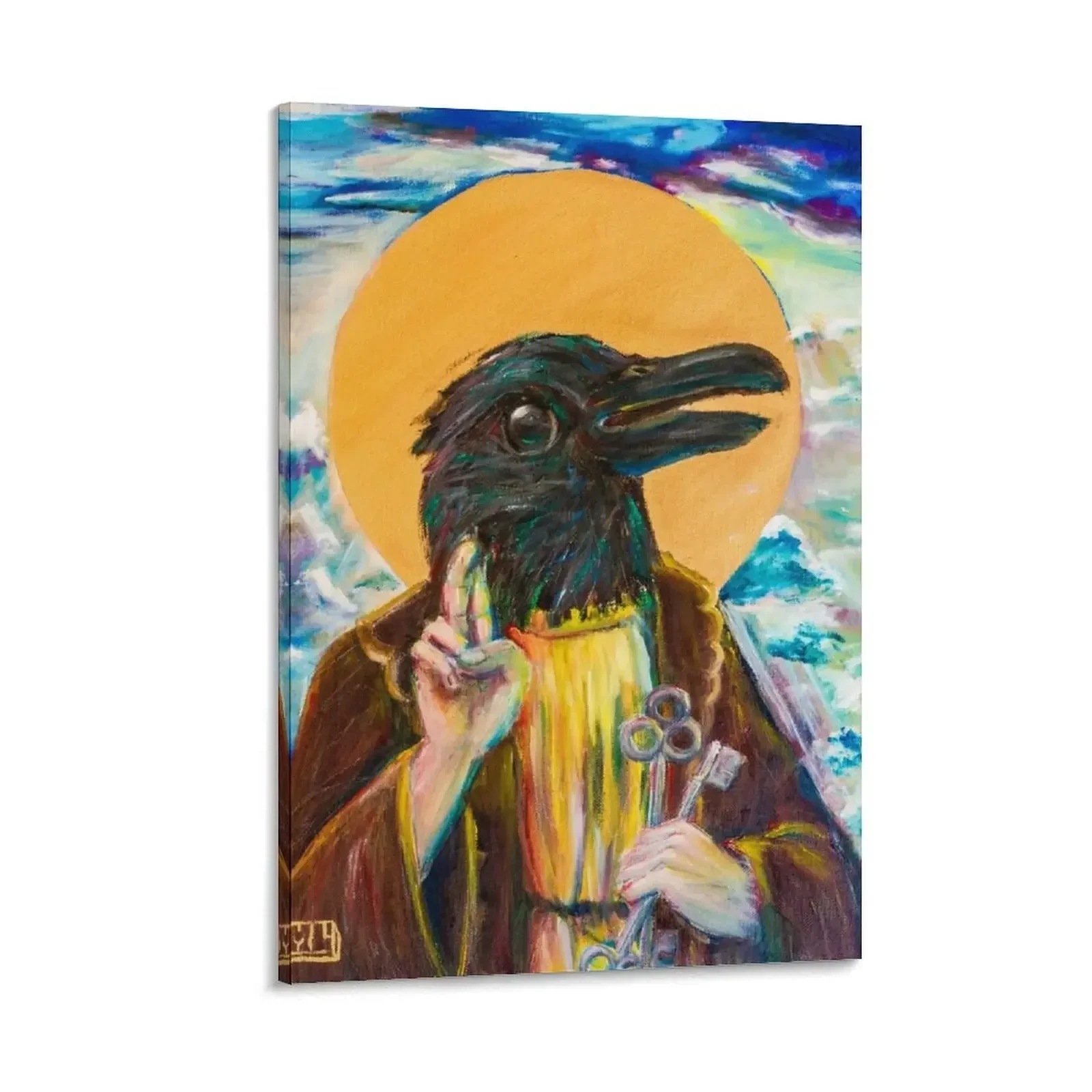 Crow Priest Classic Renaissance Bird Painting Canvas Painting japanese room decor bedroom decoration painting Decoration 
Crow Priest Classic Renaissance Bird Painting Canvas Painting japanese room decor bedroom decoration painting Decoration