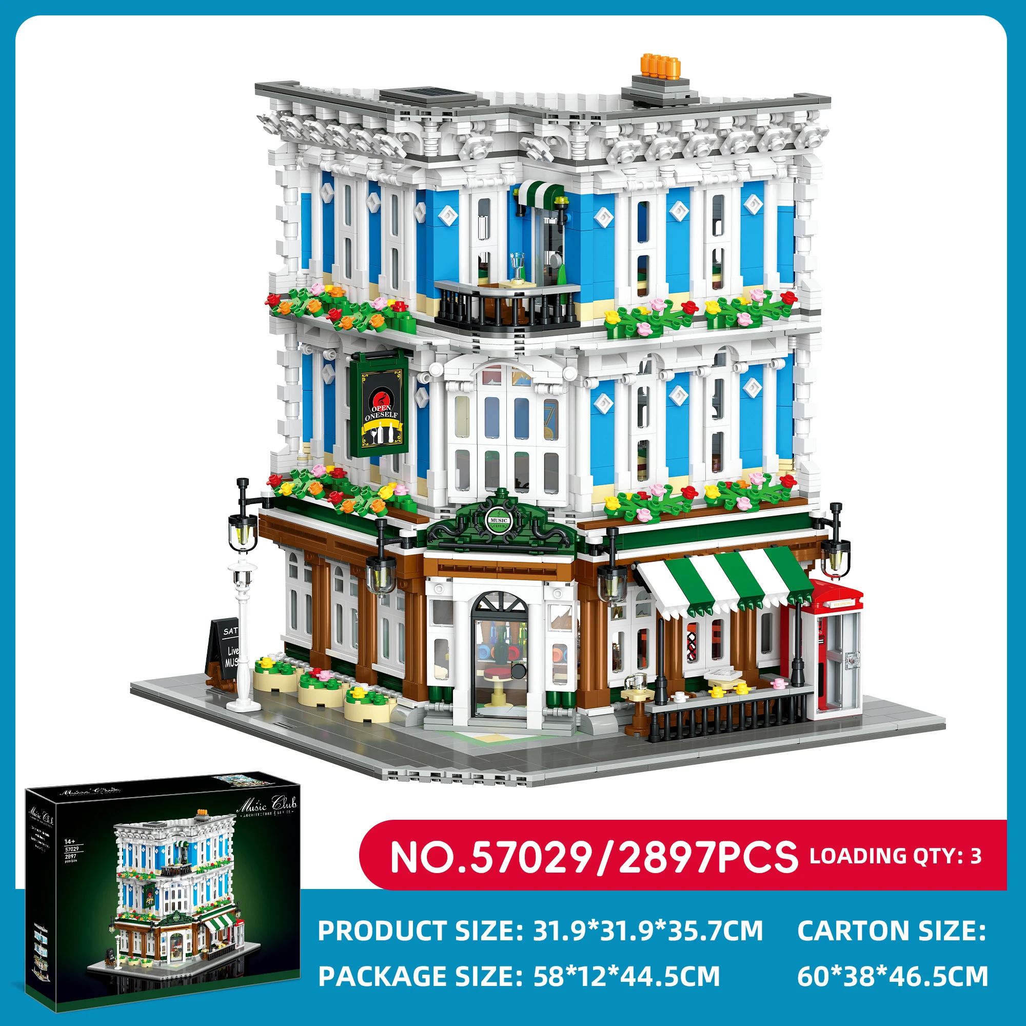 MOC Music Player Model Building Blocks Kit Modular Design Miniature Scene Model Desktop Collectible Birthday Gift for Adults Kid
MOC Music Player Model Building Blocks Kit Modular Design Miniature Scene Model Desktop Collectible Birthday Gift for Adults Kid