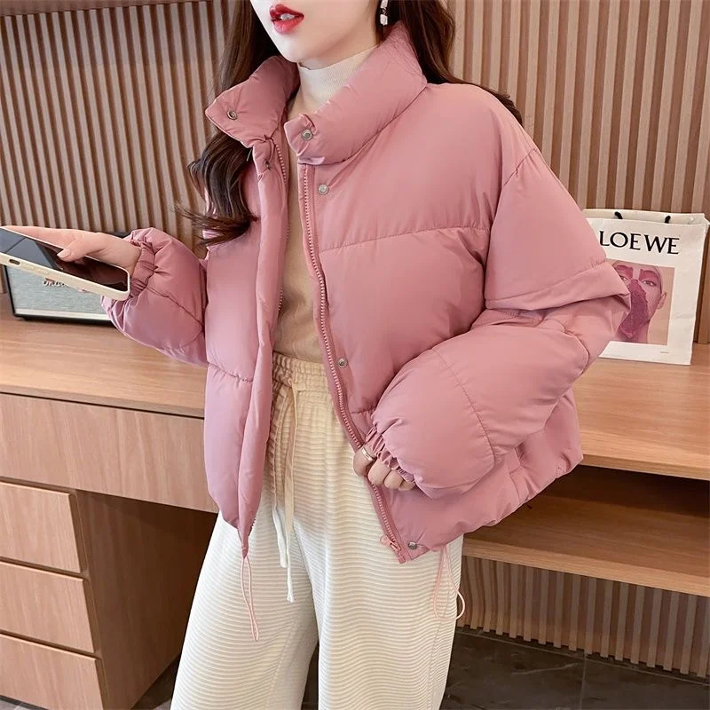 Women's Thickened Short Cotton Jacket Stand Collar Versatile Winter Outerwear Trendy Top Universal Size Commute Style
Women's Thickened Short Cotton Jacket Stand Collar Versatile Winter Outerwear Trendy Top Universal Size Commute Style