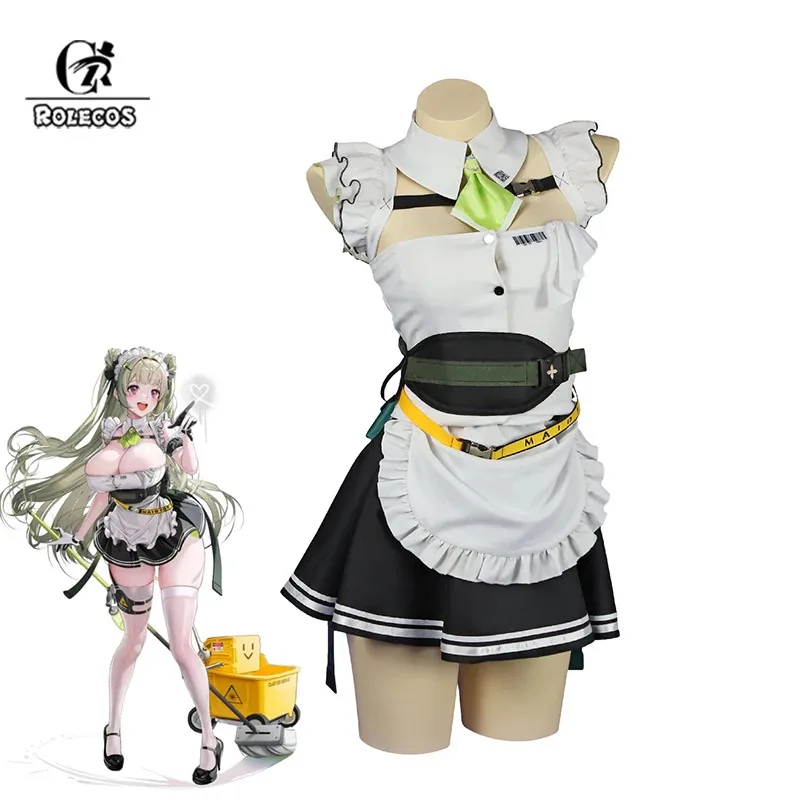 ROLECOS NIKKE Goddess of Victory Soda Cosplay Costume Women Soda Sexy Maid Uniform Halloween Carnival Suit Full Set
ROLECOS NIKKE Goddess of Victory Soda Cosplay Costume Women Soda Sexy Maid Uniform Halloween Carnival Suit Full Set