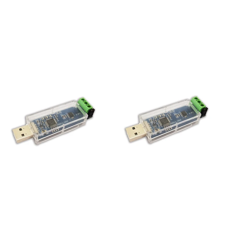 2X модуль USB-конвертера CAN Canbus, адаптер анализатора отладки при свечах TJA1051T/3, неизолированная версия
2X модуль USB-конвертера CAN Canbus, адаптер анализатора отладки при свечах TJA1051T/3, неизолированная версия