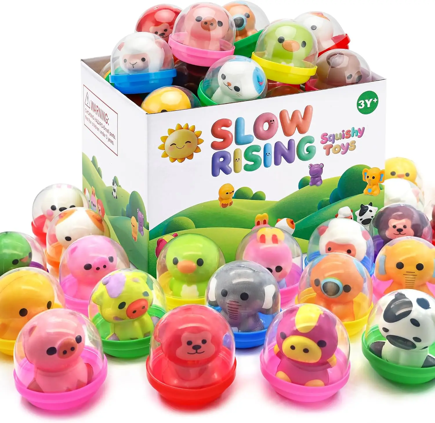 30 Packs Party Favors, Slow Rising Animal Squishy Toys with Cupsules, Goodie Bag Stuffers, Birthday Gifts, Treasure Box Toys, Kids Classroom Prizes, Claw Machine Toys, Stress Relief Squishy Toys
30 Packs Party Favors, Slow Rising Animal Squishy Toys with Cupsules, Goodie Bag Stuffers, Birthday Gifts, Treasure Box Toys, Kids Classroom Prizes, Claw Machine Toys, Stress Relief Squishy Toys