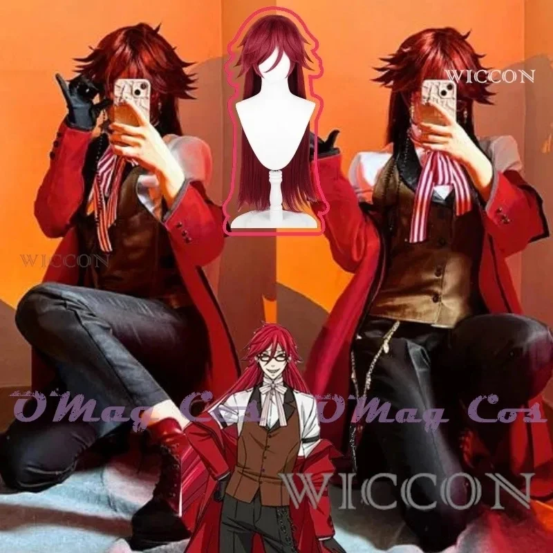 ♥2026 New Halloween Costume Cosplay Black Butler Grell Sutcliff Michaelis Wig Uniforms Anime Party Unisex Fancy Red Suit ★★★
♥2026 New Halloween Costume Cosplay Black Butler Grell Sutcliff Michaelis Wig Uniforms Anime Party Unisex Fancy Red Suit ★★★
