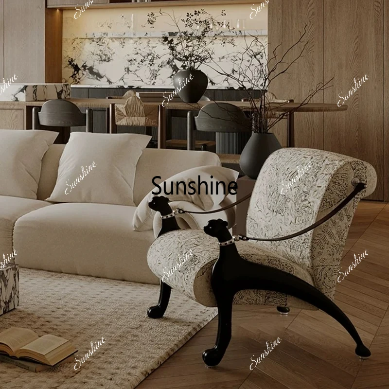 Medieval Black Panther Armchair Backrest Living Room Light Luxury Printed Sofa
Medieval Black Panther Armchair Backrest Living Room Light Luxury Printed Sofa